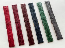 Echt leder uhrenarmband gebraucht kaufen  Lauingen (Donau)