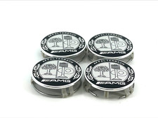 Amg Affalterbach 4 peças tampas de centro de roda 75mm Mercedes Benz coroa de flores fabricante de equipamento original comprar usado  Enviando para Brazil