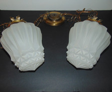 Pingente duplo pendurado vintage luz vaidade swag vidro leitoso glamour com correntes comprar usado Pingente duplo pendurado vintage luz vaidade swag vidro leitoso glamour com correntes comprar usado  Enviando para Brazil