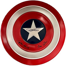 Avengers Anthony Mackie Assinado Capitão América Escudo Insc Beckett Witness 18,5" comprar usado  Enviando para Brazil