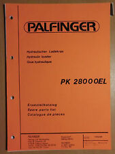 Ersatzteilliste palfinger 2800 gebraucht kaufen  Könnern