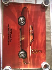 POSTER ORIGINAL 1997 BF GOODRICH Litho 36” X 24” 1970 VERMELHO CHEVROLET CHEVELLE SS, usado comprar usado  Enviando para Brazil