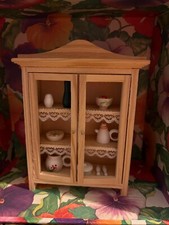 Dollhouse hutch natural for sale  Cranston