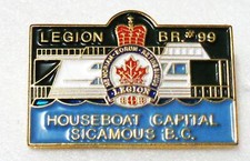 Usado, R.C.L. 99 SICAMOUS B.C. Broche de lapela Houseboat Capital Royal Canadian Legion -1 comprar usado  Enviando para Brazil