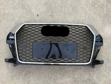 Grelha de para-choque dianteiro prata favo de mel para Audi Q3 SQ3 atualização para RSQ3 2016-2018 comprar usado  Enviando para Brazil