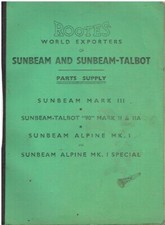 Sunbeam talbot mkii for sale  ALFRETON
