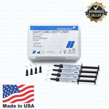 Usado, Kit de forro de cavidade Master-Dent Dentonics cura leve, seringa 4 x 1,5 g com pontas comprar usado  Enviando para Brazil