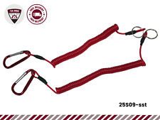 Gancho de amarração elástica com fecho X2 chaveiro bobina cordão espiral retrátil comprar usado  Enviando para Brazil