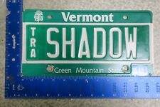 Vermont vanity license for sale  Castleton