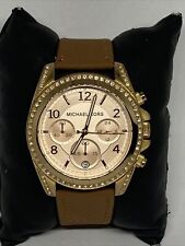 Relógio de quartzo Michael Kors Blair MK5263 feminino couro marrom mostrador analógico EY171 comprar usado  Enviando para Brazil