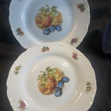Czechoslovakia plates fruit for sale  KEIGHLEY