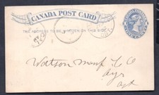 Canada 1892 prepaid for sale  HALSTEAD