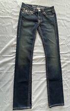Jeans jeans feminino Key Closet KC Art Collection cravejado enfeitado tamanho 26 comprar usado  Enviando para Brazil