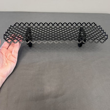 Prateleira de parede de metal ferro forjado preto vintage 14x4,75” comprar usado  Enviando para Brazil