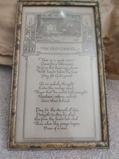 Old chapel poem for sale  BOURNEMOUTH