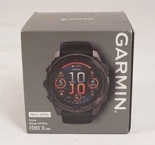 Smartwatch Garmin fenix 7X Pro safira solar GPS (cinza carbono com pulseira preta) comprar usado  Enviando para Brazil
