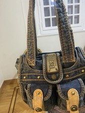 Peças de reposição vintage diesel vários bolsos/fechamento de aba/bolsa jeans muito rara comprar usado  Enviando para Brazil