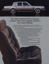 1985 chrysler fifth for sale  USA