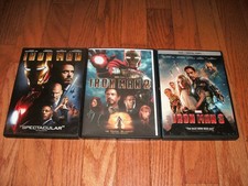 Marvel's Iron Man trilogy on DVD. 1, 2 & 3. Robert Downey Jr. comprar usado  Enviando para Brazil