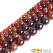 AAA Natural Laranja Granada Pedra Preciosa Redonda Contas Soltas Strand 15” 4mm 6mm 8mm 10mm comprar usado  Enviando para Brazil