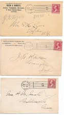 Três - 1891-2 - Boston, Massachusetts - Scott 250 - Cancelamentos de máquina - D e G comprar usado  Enviando para Brazil