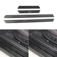 Usado, Tampa de painel placa protetora de soleira de porta de fibra de carbono real para VW Golf 8 GTI MK 8 20-24 comprar usado  Enviando para Brazil