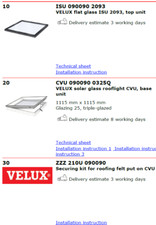 Velux 90x90 flat for sale  ST. ALBANS