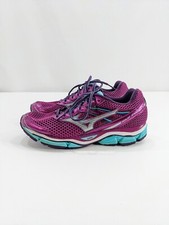 Tênis de corrida feminino Mizuno Wave Enigma 5 com cadarço roxo prata verde tamanho 10.5 comprar usado  Enviando para Brazil