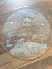 Tortenplatte kuchenplatte glas gebraucht kaufen  Finnentrop
