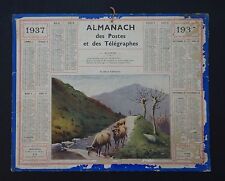 Calendrier 1937 almanach d'occasion  Nantes-