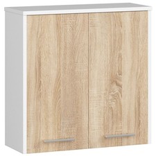 AKORD SZAFKA WISZĄCA W 60 cm FIN 2D BIAŁY / SONOMA na sprzedaż  PL