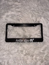 Placa de licença Hella lenta quadro abaixado jdm engraçado baixo lento, usado comprar usado  Enviando para Brazil