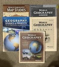 Abeka geography student for sale  Foreman