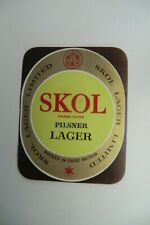 Usado,  PERFEITO ESTADO SKOL PILSNER LAGER FABRICADO NO RÓTULO DE GARRAFA DE CERVEJA DA GRANDE CERVEJARIA BRITÂNICA  comprar usado  Enviando para Brazil