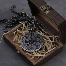 Vegvisir wikinger halskette gebraucht kaufen  Leipzig