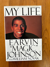 Usado, MAGIC JOHNSON AUTOGRAPHED "MY LIFE" 1992 EARVIN LAKER LEGEND SHOWTIME MEMOIR comprar usado  Enviando para Brazil