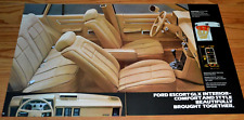 1983 FORD ESCORT GLX INTERIOR REVENDEDOR ORIGINAL ANÚNCIO IMPRESSÃO ANÚNCIO-83 BEGE comprar usado  Enviando para Brazil