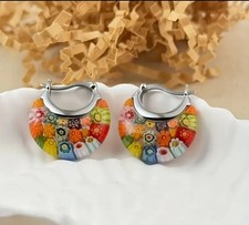Multicolor murano floral for sale  Portland