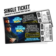 Luke combs mock for sale  CARDIGAN
