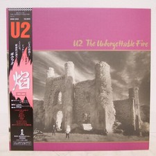 U2 / UNFORGETTABLE FIRE JAPAN ISSUE LP W/OBI, INSERT*2 comprar usado  Enviando para Brazil