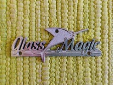 BARCOS MÁGICOS DE VIDRO VINTAGE emblema de metal placa de identificação de barco de fibra de vidro Skiff Runabout comprar usado  Enviando para Brazil