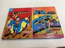 Usado, 1982 DC Batman & Robin Case of the Laughing Sphinx books Superman With Cassettes comprar usado  Enviando para Brazil