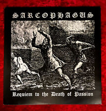 SARCOPHAGUS Requiem Death Of Passion RARE 2001 12" LP Belgium EX+ Black Metal comprar usado  Enviando para Brazil