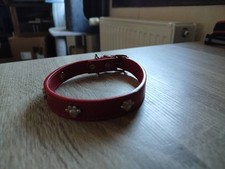 Kunstleder halsband pfotenchar gebraucht kaufen  Idar-Oberstein