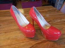 Plateau lackpumps absatz gebraucht kaufen  Dresden