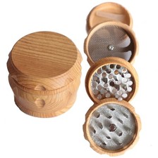Moedor de ervas de madeira 2" - 4 peças moedor natural - ervas secas comprar usado  Enviando para Brazil