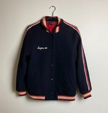 Usado, Jaqueta bombardeiro acolchoada bordada tamanho P [ ZARA ] tamanho grande Varsity mistura de lã comprar usado  Enviando para Brazil