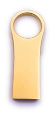 Pendrive De Metal Dorado Redondo Superior USB 8GB 16GB 32GB 64GB USB 2.0 comprar usado  Enviando para Brazil
