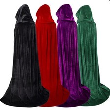 Velvet hooded robe for sale  UK