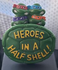 Teenage Mutant Ninja Turtles "Heroes In A Half Shell" Rad Badge 1989 BK Promo, usado comprar usado  Enviando para Brazil